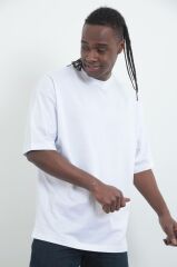 Rollie Basic Oversize Beyaz T-Shirt