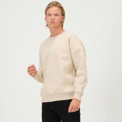 Rollie Unrest Bej Oversize Sweatshirt