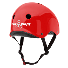 Triple Eight The Certified Sweatsaver Red Glossy Kask