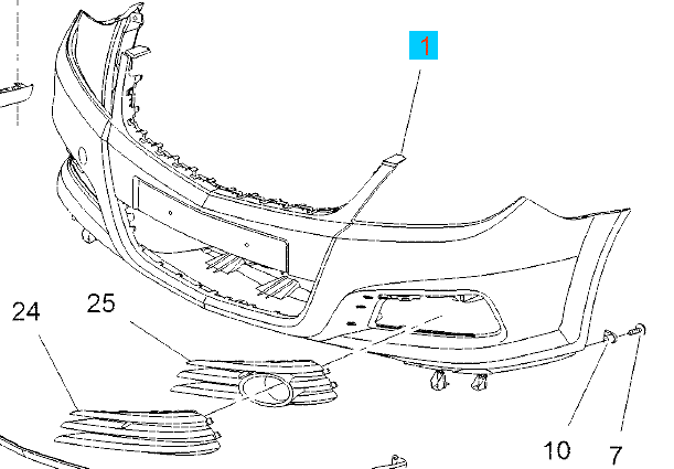 Opel Vectra C Ön Tampon 2006 Spor Tip S.süz GM