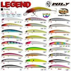 Wily Legend 9 cm Maket Balık 5.8 gr (0-0.6M)