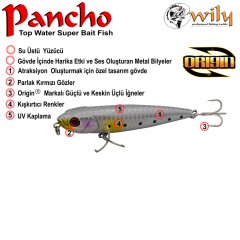 Wily Pancho 10 cm Maket Balık 14.5 gr