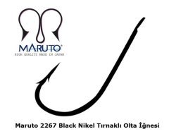 Maruto 2267NS Siyah Nikel Olta İğnesi