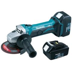 Makita DGA452RFE Akülü Avuç Taşlama 18V 3.0Ah Çift Akü