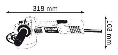 Bosch GWS 7-115 E Profesyonel Avuç Taşlama
