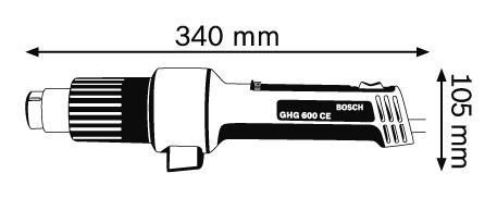 Bosch GHG 600 CE Sıcak Hava Tabancası