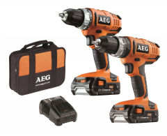 AEG BS 18 G2 + BSB 18 G2 Akülü Set (JP2B18 LI-152B) 3 Akülü