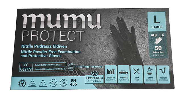 Mumu Protect Nitril Eldiven 50 adet