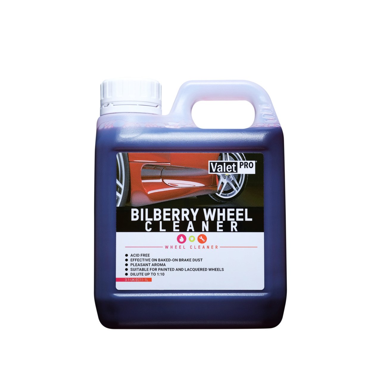 Valet Pro Bilberry Wheel Cleaner - Jant Temizleyici 1 lt.