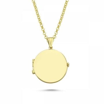 Altın Resimli Kolye Doç Zincirli 6.90 Gram