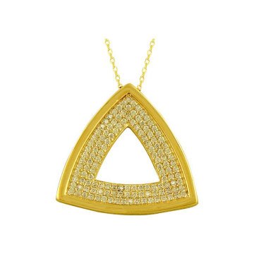 14 Ayar Altın Piramit Kolye 3.70 Gram