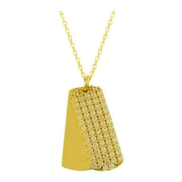 14 Ayar Altın Taşlı Kolye 3.10 Gram