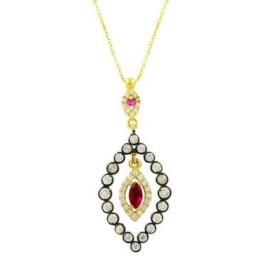 Kolye Damla 3,68 Gram 14 Ayar Altın