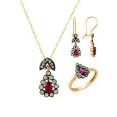 Anneler Günü Özel Üçlü Set 6,98 Gram 14 Ayar Altın