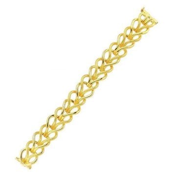 Bileklik Kalp Rose 34,00 Gram 22 Ayar Altın