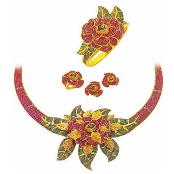 22 Ayar Fantezi Set Takım 270.00 Gram
