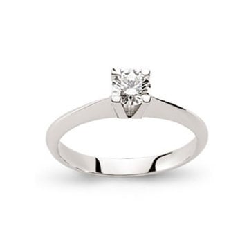 Tektaş Pırlanta Yüzük 0,23 CT G-VS 3.50 Gram 18 Ayar Altın