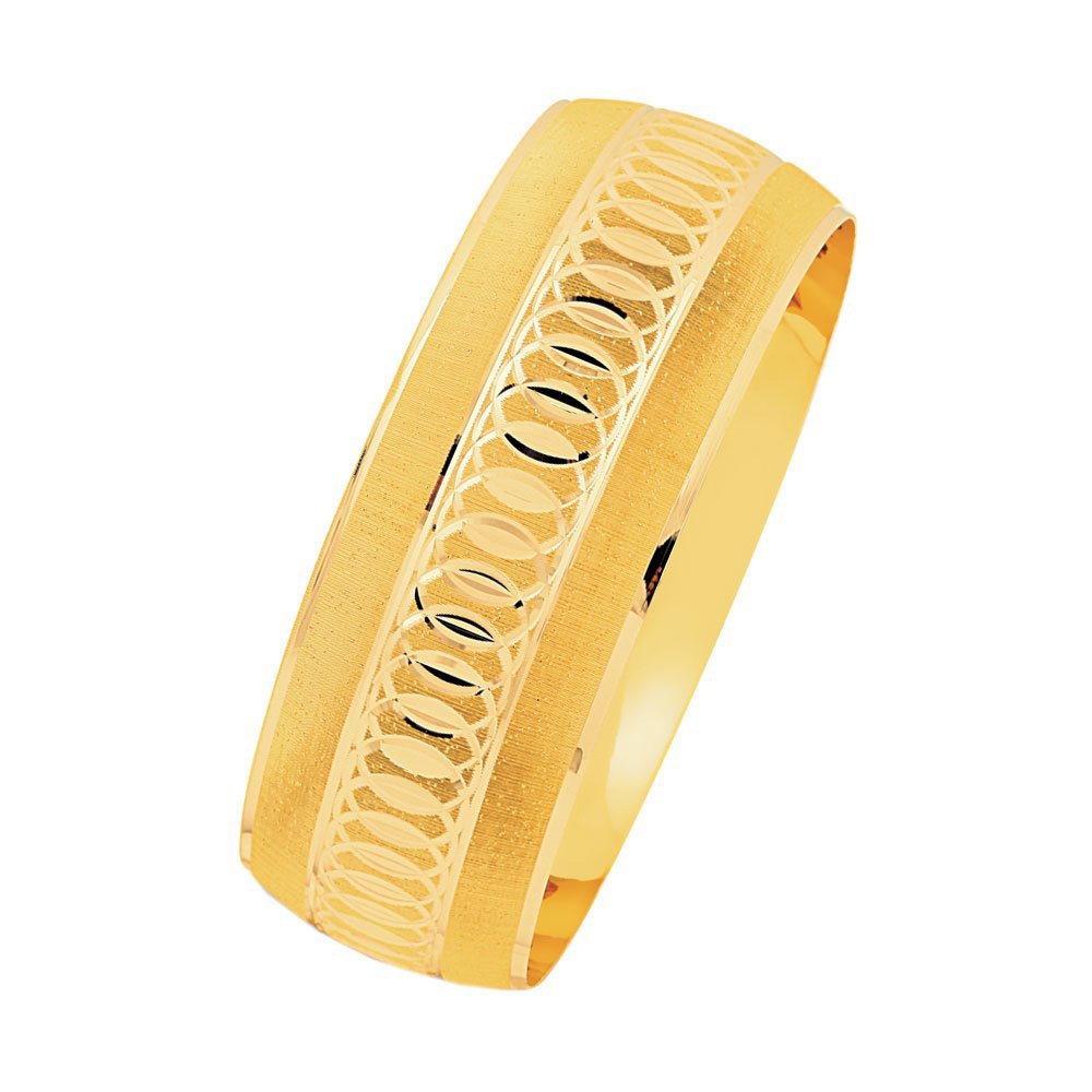 14 Ayar Altın Mega Bilezik 25.00 Gram Halkalı Model