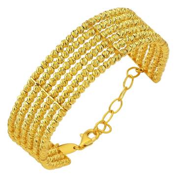 Toplu Bilezik 6 Sıralı 22 Ayar Altın 40.00 Gram