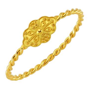 Erzurum Kelepçe Bilezik Telkari Model 22 Ayar 35.00 Gram