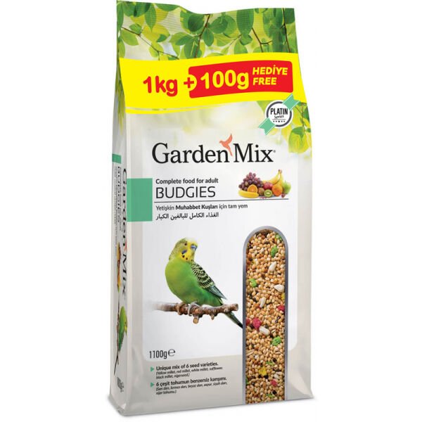 Gardenmix Platin Meyveli Muhabbet Kuş Yemi 1kg