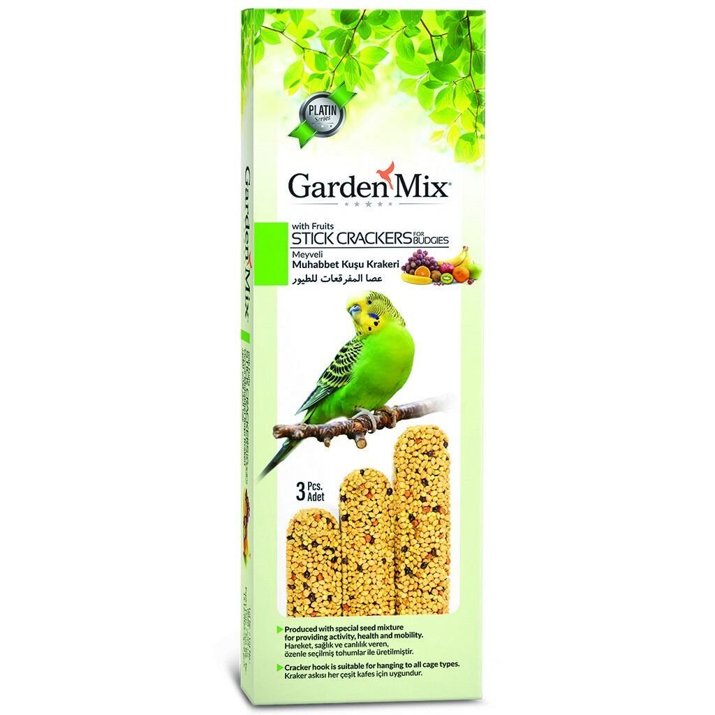 Gardenmix Platin Meyveli Kuş Krakeri 3lü
