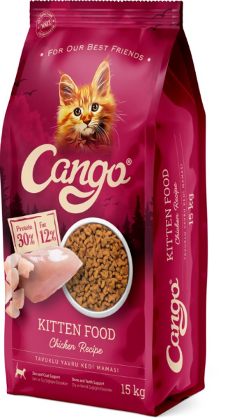 Cango Tavuklu Yavru Kedi Maması 15 Kg