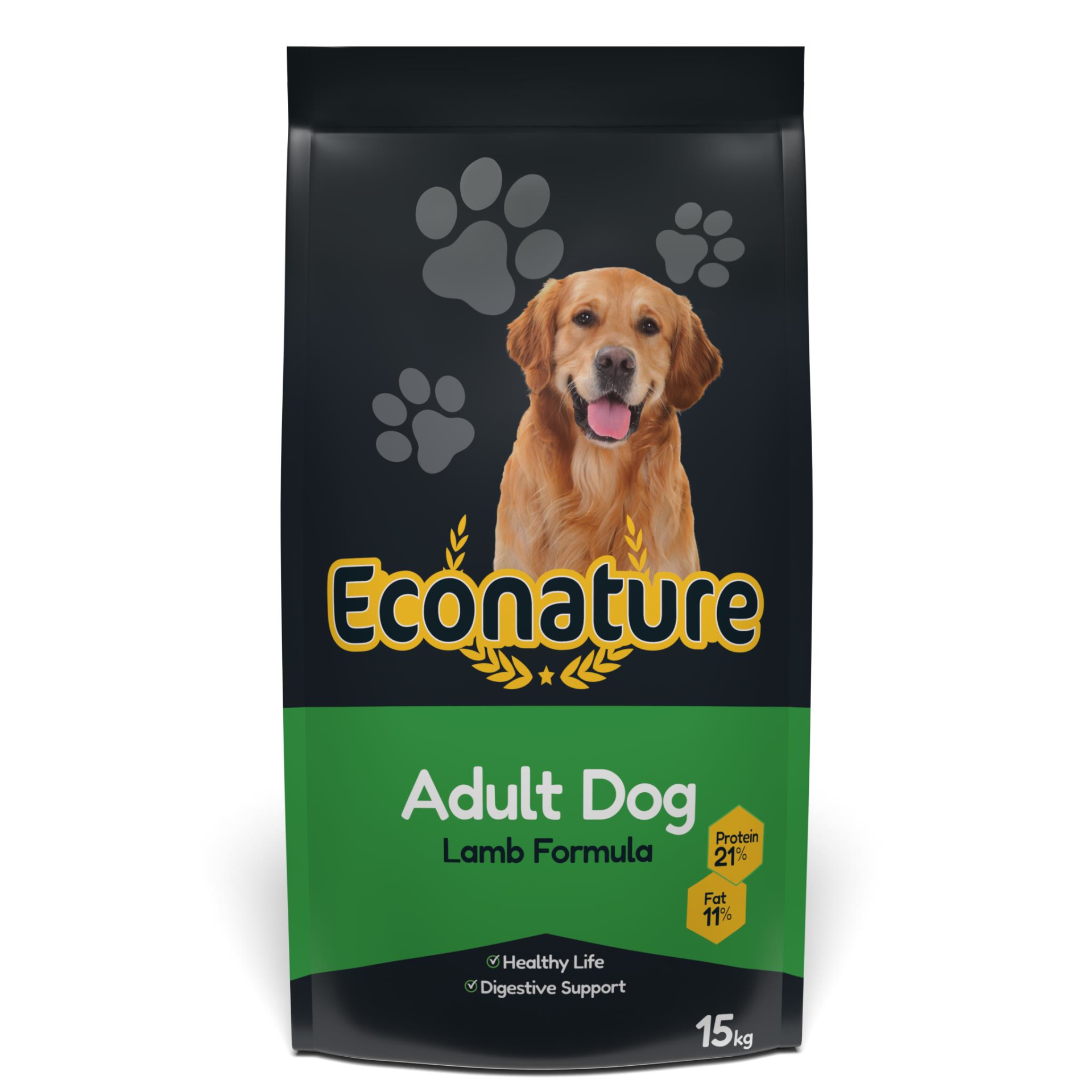 Econature Kuzulu Yetişkin Köpek Maması 15 Kg