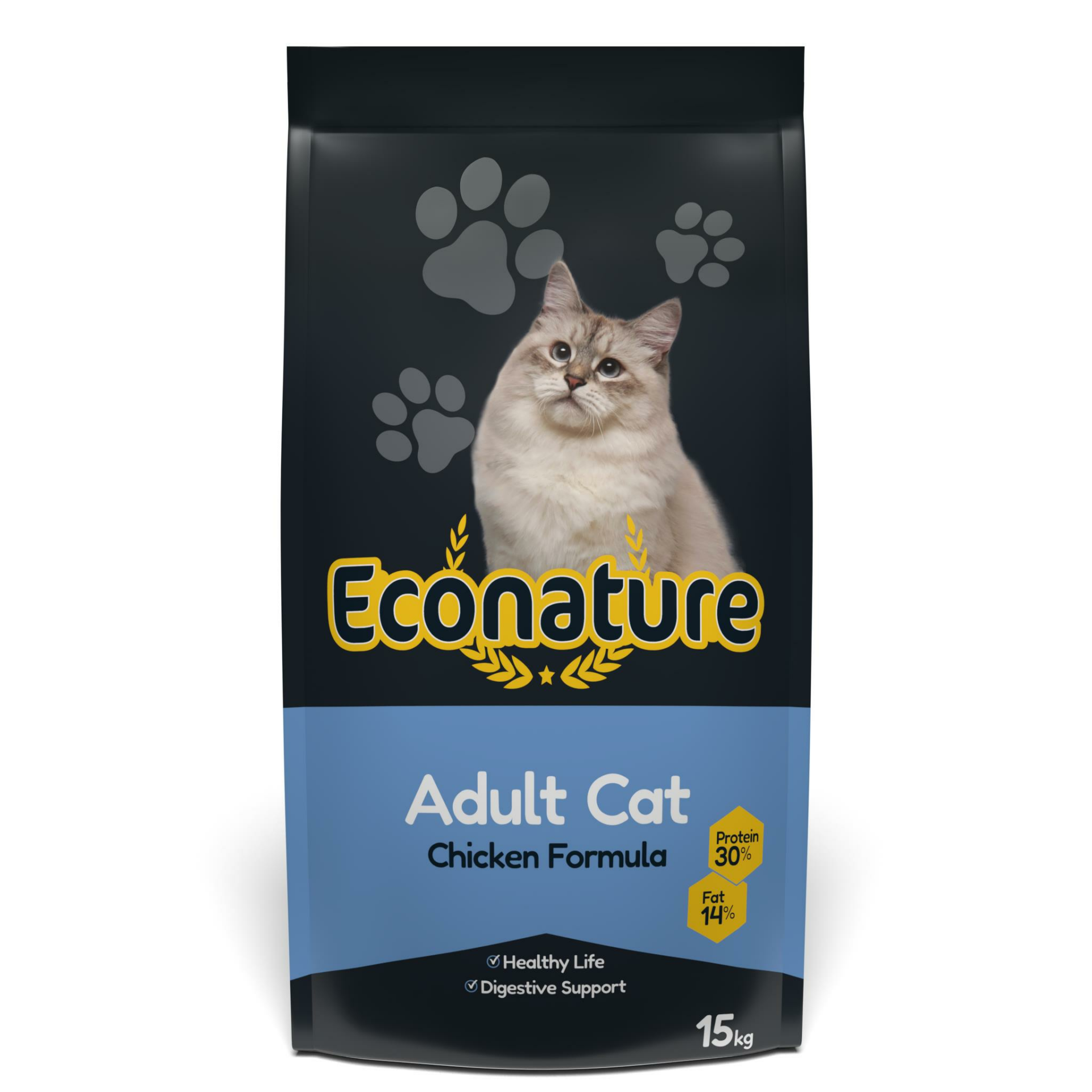 Econature Tavuklu Yetişkin Kedi Maması 15 Kg