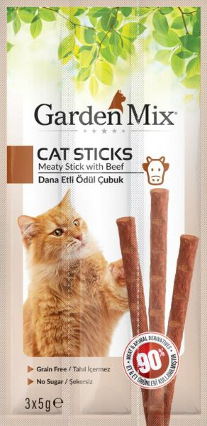 Gardenmix Dana Etli Kedi Stick Ödül 3*5g 50‘li