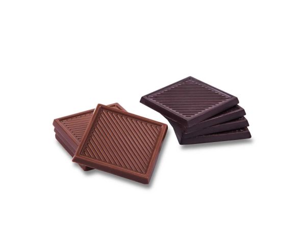 Dark Brown Hoşgeldin Bebek Çikolatası 48 Madlen ve Badem Drajeli Kız Bebek Doğum Hediyesi