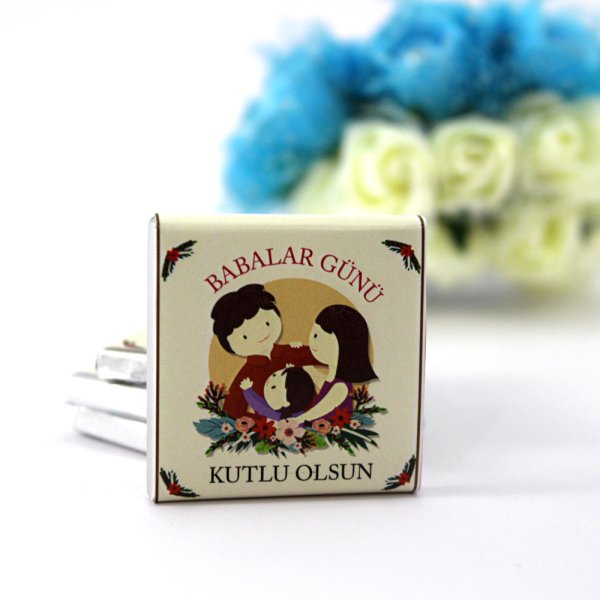 Dark Brown 48 Adet Babalar Gününe Özel Madlen Çikolata Hediyelik
