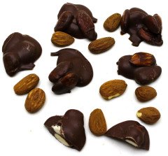 Dark Brown Roş Çikolata Bademli Sütlü Roche Çikolatası