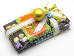 Dark Brown Bitter Tablet Çikolata 3x100 Gr Antep Fıstığı, Fındık ve Badem %54 Bitter