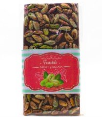 Dark Drown Sütlü En Bol Antep Fıstıklı Tablet Çikolata 100 Gr