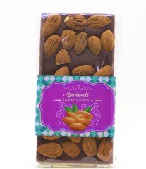 Dark Drown Bademli Sütlü Tablet Çikolata 100 Gr