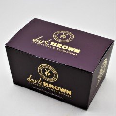 Dark Brown Bademli Çikolata Dolgulu Bitter ve Sütlü Draje