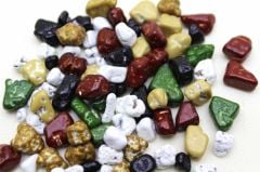 Dark Brown Renkli Çakıl Taşı Çikolata Draje