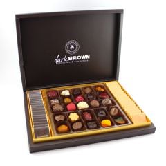 Dark Brown Hediyelik Çikolata 800 Gr Kutuda Karışık Spesiyel ve Madlen Çikolata