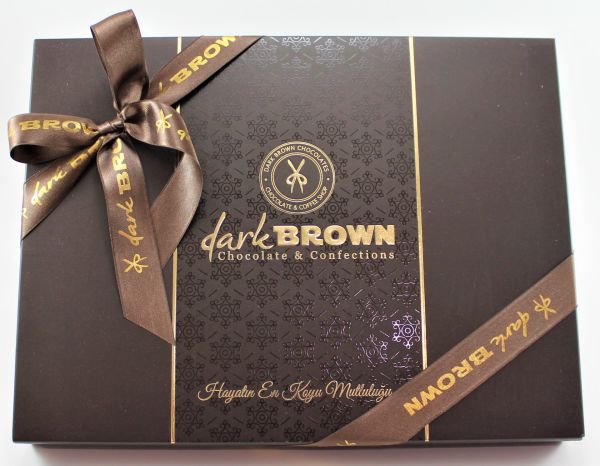 Dark Brown Hediye Çikolata 48 Adet Spesiyel Türüf Çikolata Katkısız Çikolata