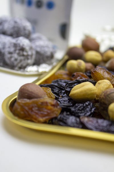 Üzümlü ve Fındıklı KATKISIZ Meyve Topu Sağlıklı Atıştırmalık 6x100 Gr