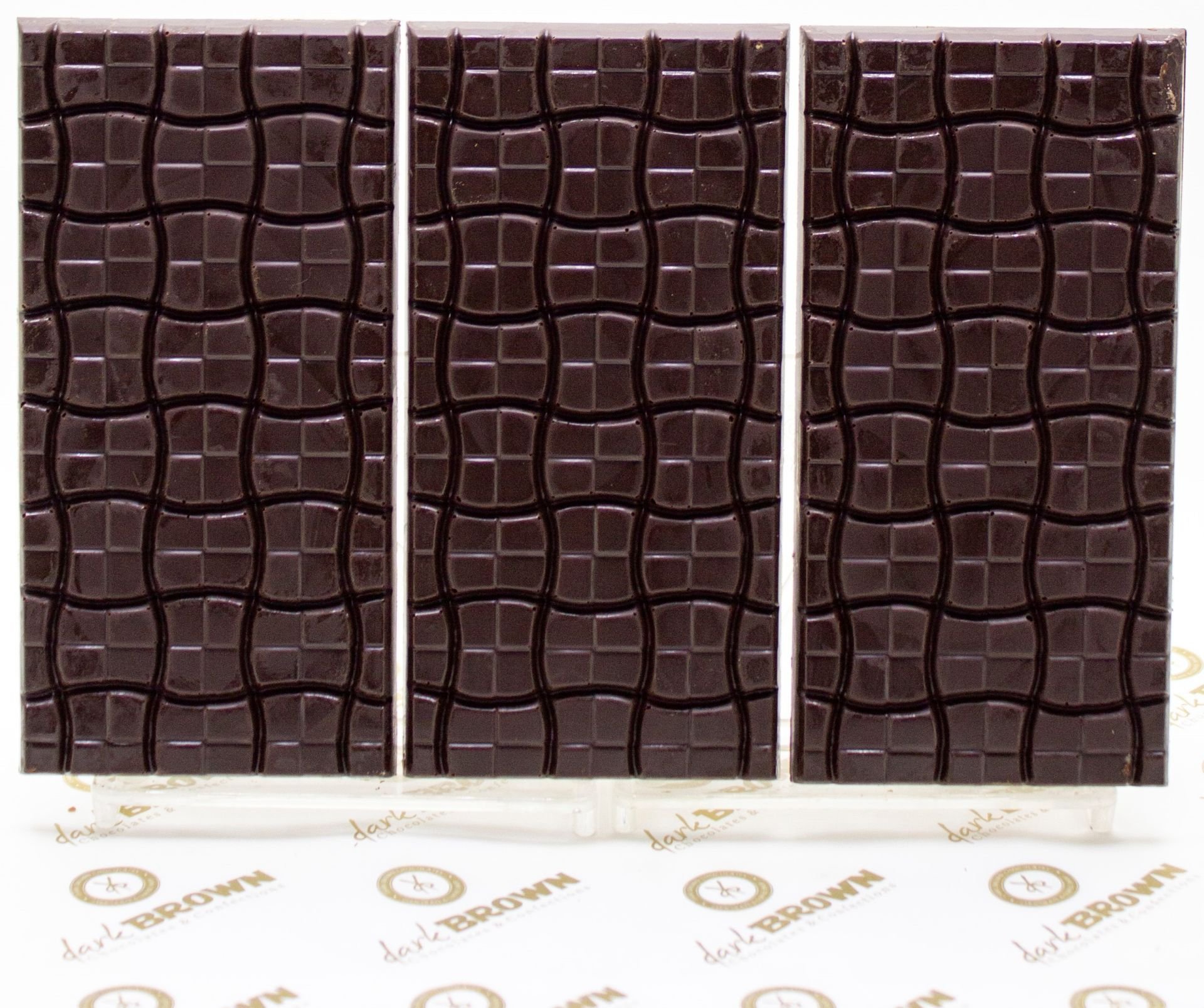 Dark Brown 3 Adet %70 Bitter Gerçek Tablet Çikolata El Yapımı Bar Çikolata