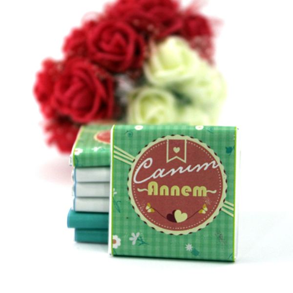 Dark Brown Anneler Günü - Canım Annem - Yazılı Madlen Çikolata