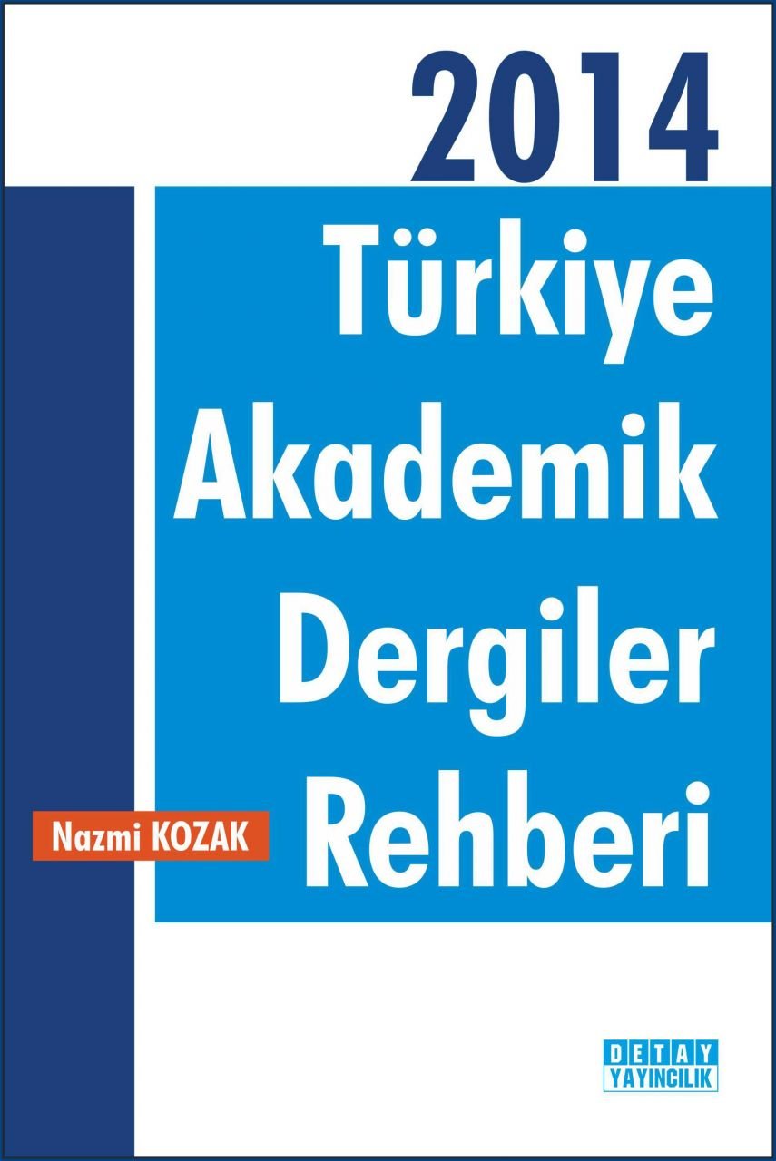 TÜRKİYE AKADEMİK DERGİLER REHBERİ 2014