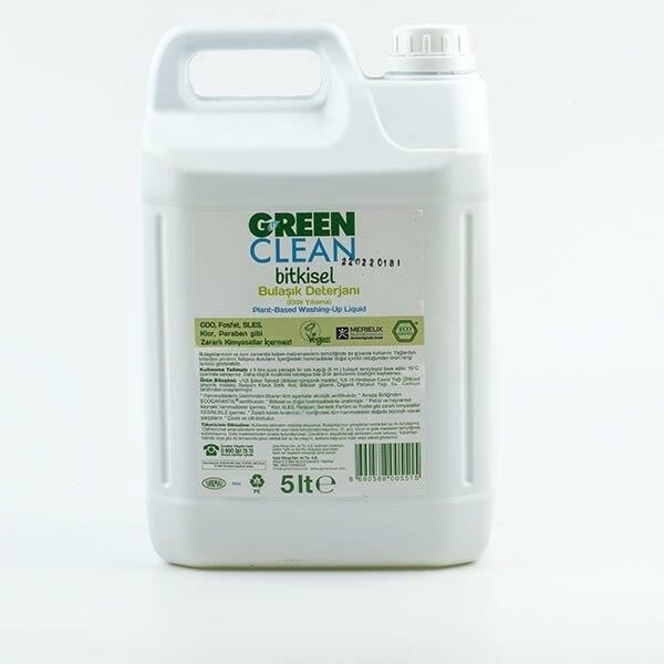 U Green Clean Organik Portakal Yağlı Bitkisel Bulaşık Deterjanı 5 Lt