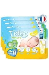 Tidoo Hipoalerjenik Ekolojik Bebek Bezi Yenidoğan 1 Beden 2-5 Kg 26x4 104 Adet