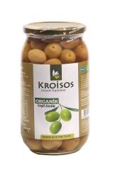 Kroisos Organik Yeşil Çizik Zeytin 600 Gr