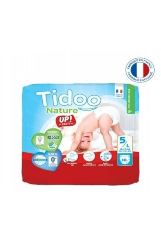 Tidoo Hipoalerjenik-ekolojik No:5 Alıştırma Külodu Junior Single 12-18 Kg / 18 Adet