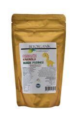 Beyorganik Kakaolu Bebek Pudingi 200 gr (ŞEKERSİZ PUDİNG)(ORGANİK HURMA TOZU İLE TATLANDIRILMIŞ)