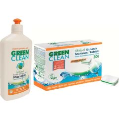 U Green Bulaşık Mak. Tableti Ve Parlatıcı Seti